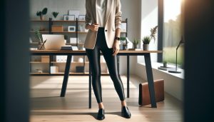 How to Wear Leggings to Work: Professional Office Outfits