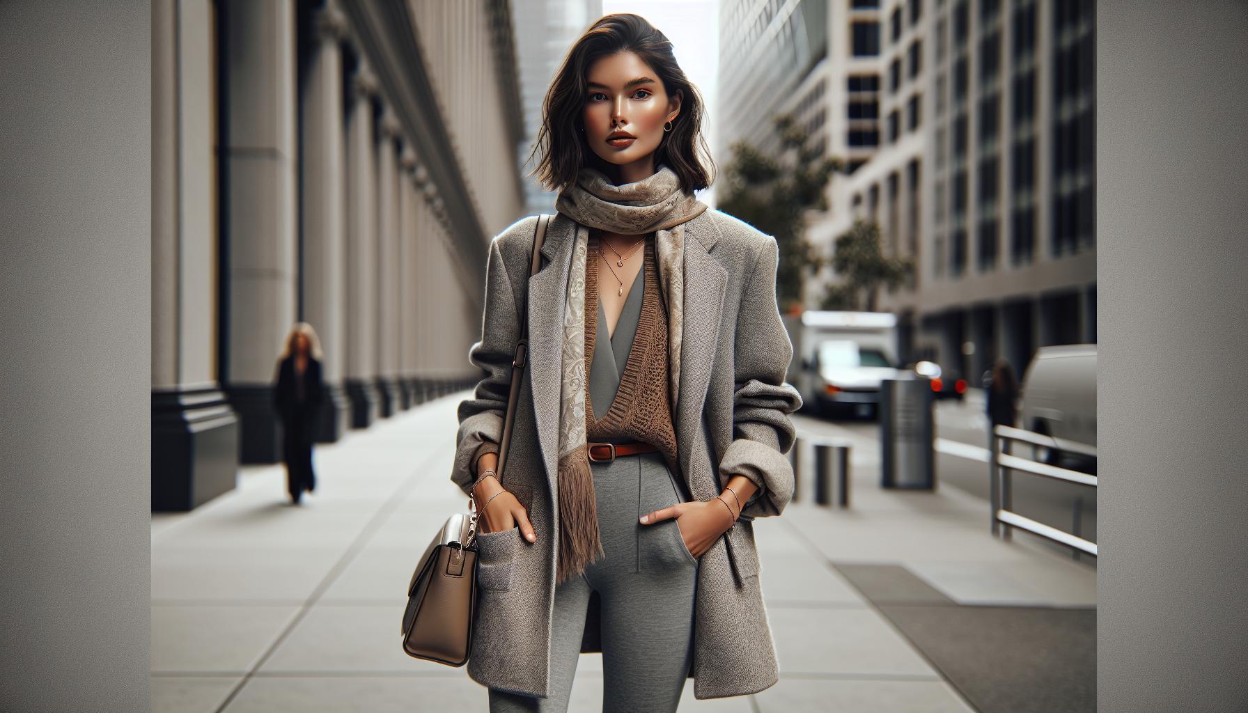 Chic Layering Techniques for Gray Leggings