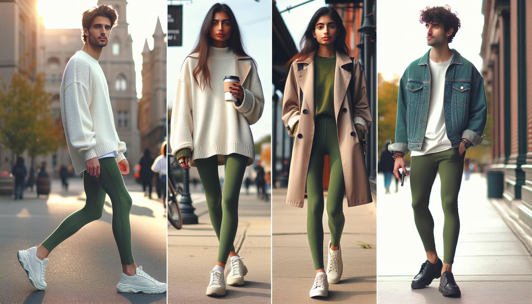 What to Wear with Green Leggings: Fresh Styling Ideas That Pop 3 Casual Looks: Styling Green Leggings for Everyday Wear