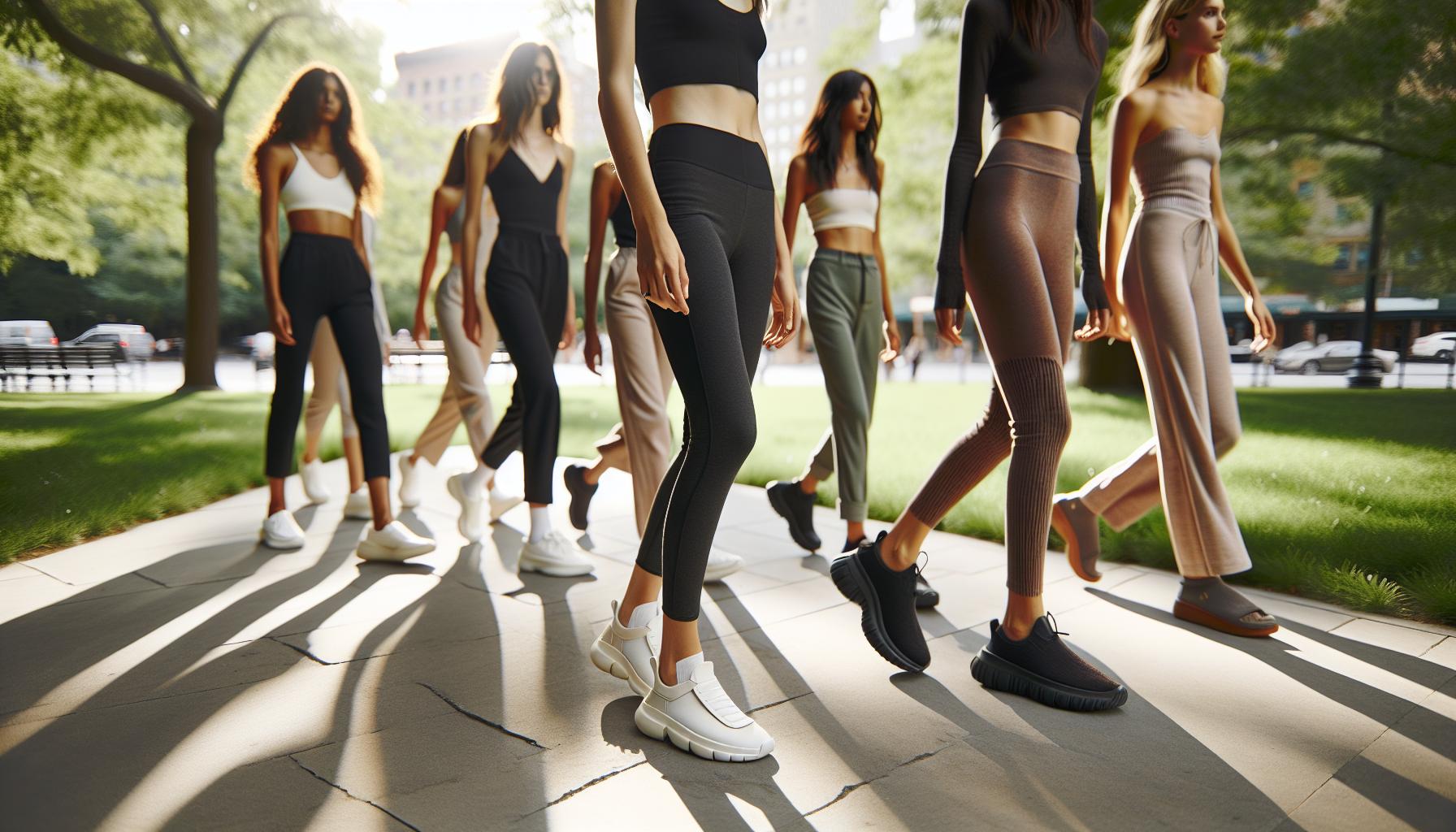 Top Footwear Choices for Yoga Pants