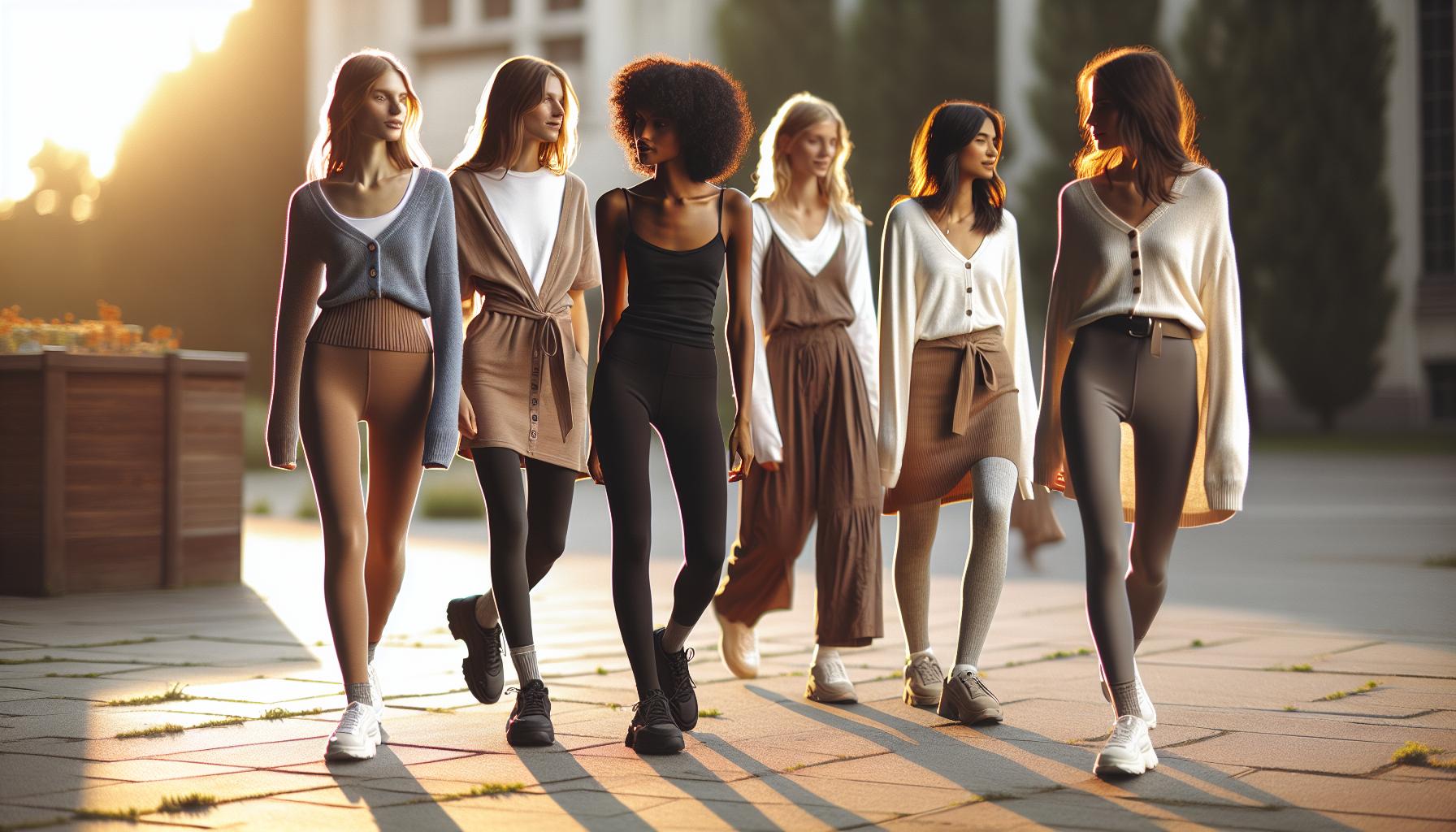 How to Wear Leggings with a Dress: Master This Trendy Layering Look 3 Everyday Casual: Leggings and Dress Combinations