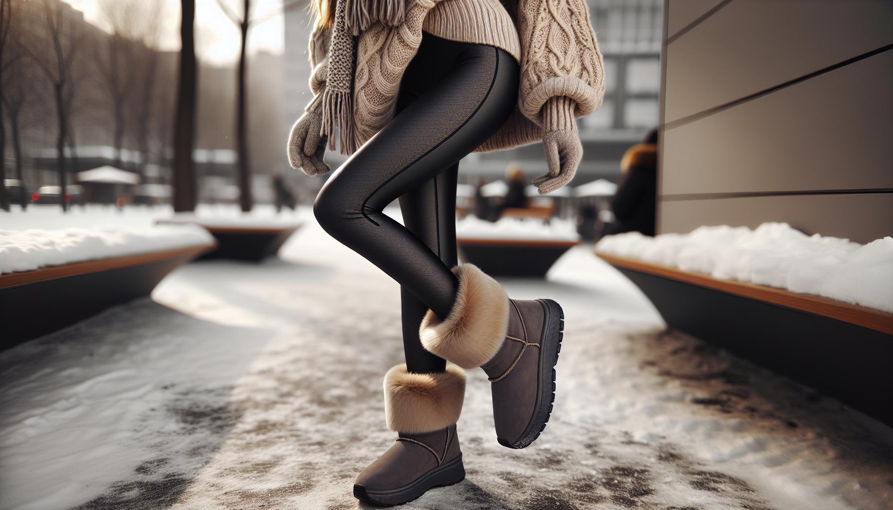 What Shoes to Wear with Leggings in the Winter: Warm Style